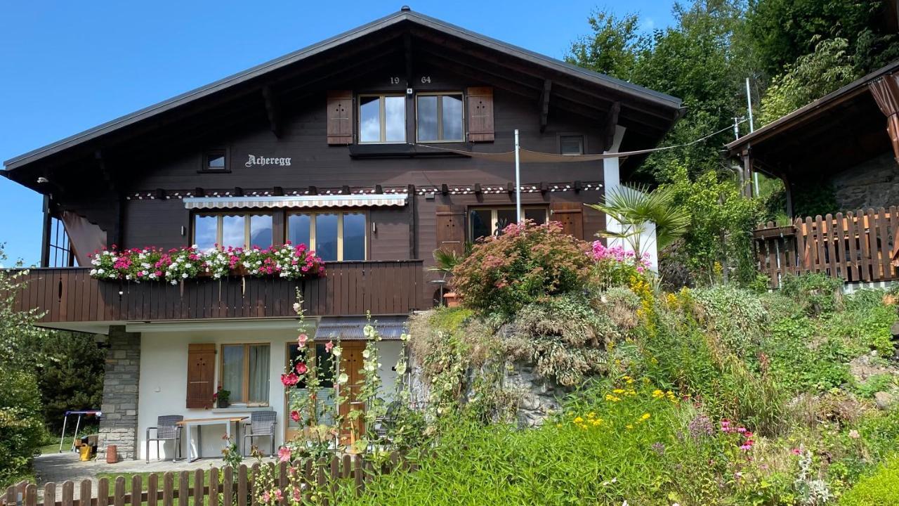 Chalet Acheregg Wengen Extérieur photo