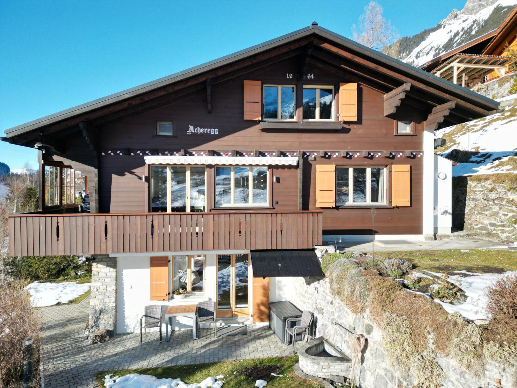 Chalet Acheregg Wengen Extérieur photo